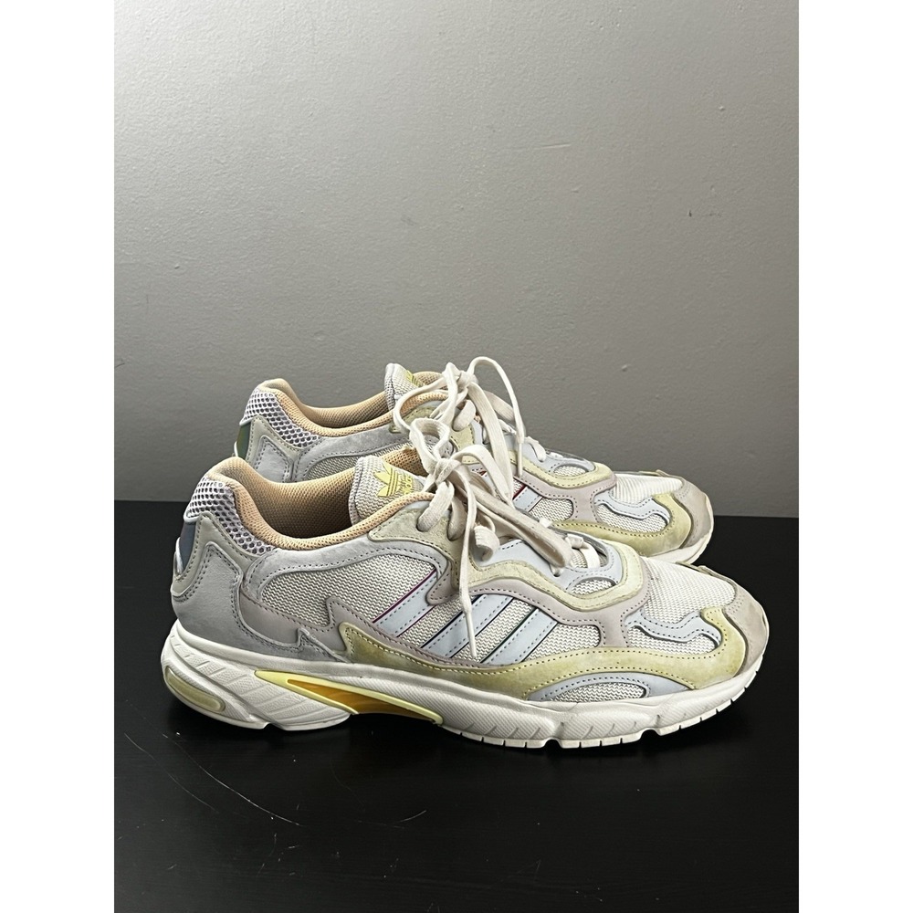 Adidas Originals Mens Temper Run Pride Sneakers Shoes Off White size 11